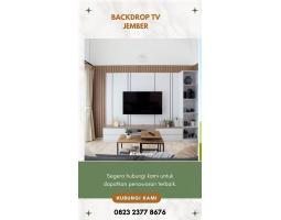  Backdrop TV Elegan Harga Terjangkau - Jember Jawa Timur 