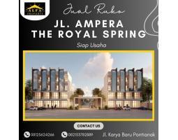 Dijual Ruko The Royal Spring Ampera Luas 252m2 SHM - Kota Pontianak Kalimantan Barat