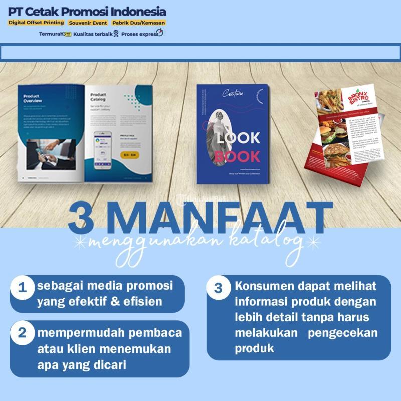 Cetak Katalog Promosi Perusahaan Bahan Hardboard F4 Terdekat di