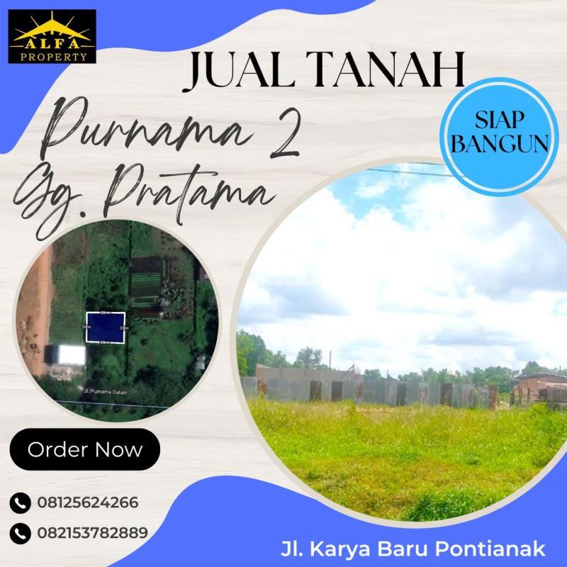 Dijual Tanah Jalan Purnama 2 LT500 m2 SHM - Pontianak Kalimantan Barat