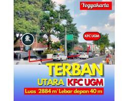 Dijual Rumah Jl.Persatuan Terban Utara KFC UGM Lt 2884 m2 Ld 40 m SHM - Yogyakarta