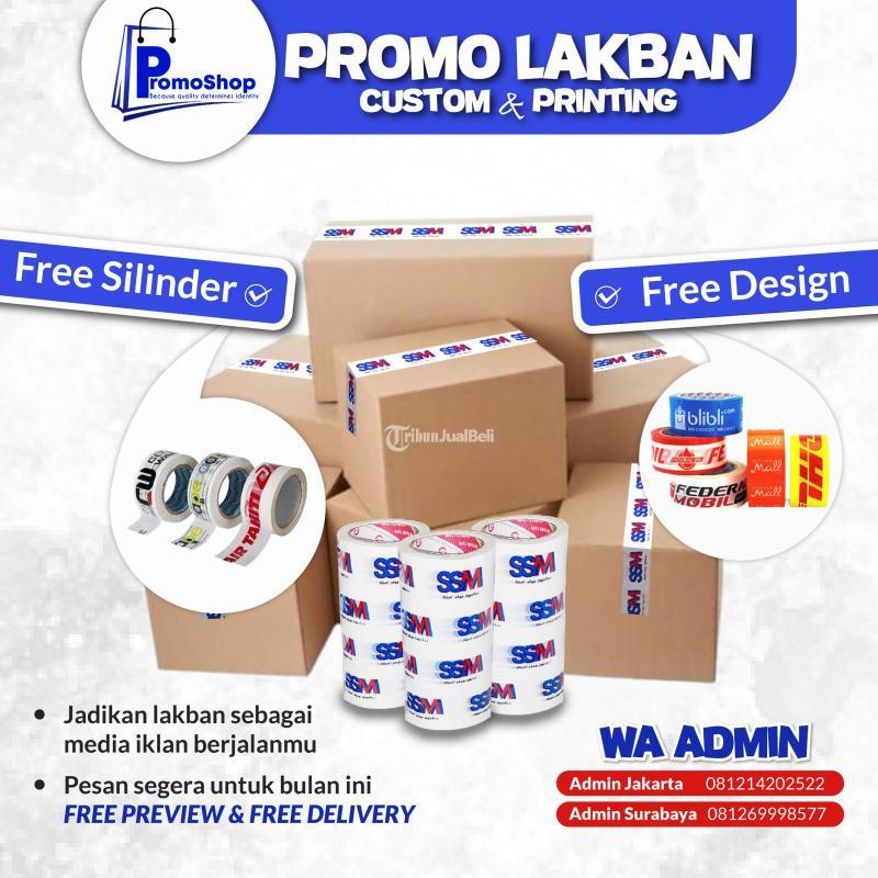 Promo Lakban Printing Custom Logo Perusahaan Percetakan Terdekat Di Surabaya Jawa Timur Tribun