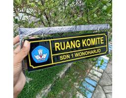 Papan Nama Ruang Kelas Klinik Puskesmas - Manokwari Papua Barat 