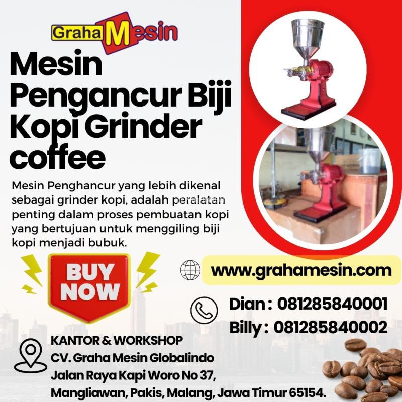 Mesin Pengancur Biji Kopi Atau Biasa Disebut Grinder Coffe - Malang Jawa Timur 