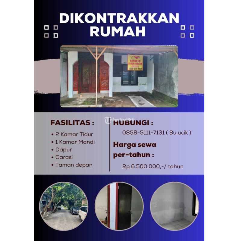 Dikontrakkan Rumah Luas 6x12m Bekas Siap Huni - Sidoarjo Jawa Timur