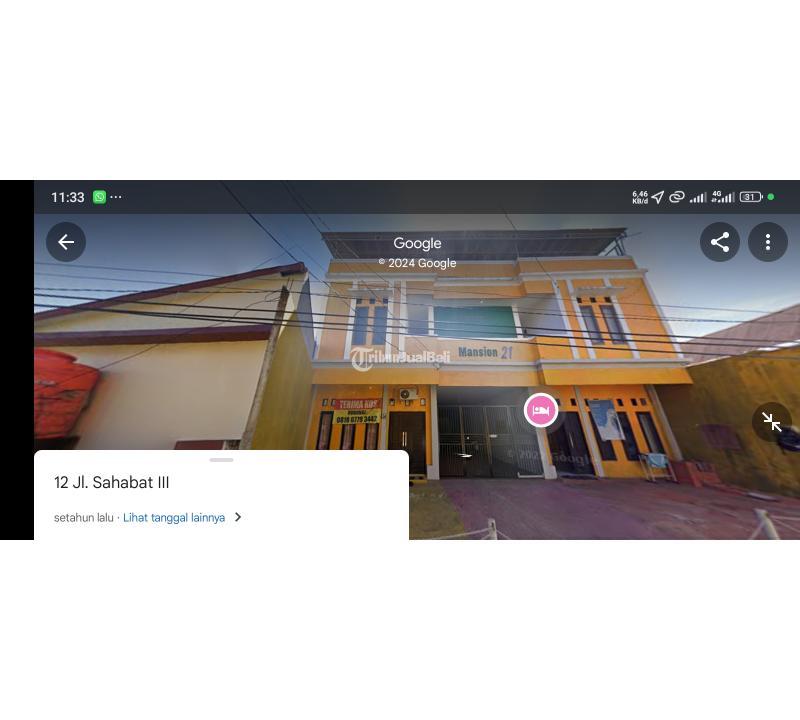 Dijual Rumah Kost Eksklusif UNHAS 1, 3 Lantai LT400 LB800 Selalu Full Penghuni Kost - Makassar Sulawesi Selatan