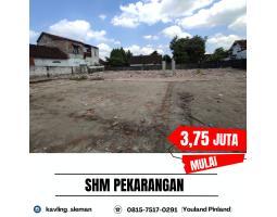 Jual Tanah Kavling Luas 91 m2 Barat Jalan Hos Cokroaminoto Shm Pekarangan, Mulai 3,75 Juta Per Meter - Bantul Jogja