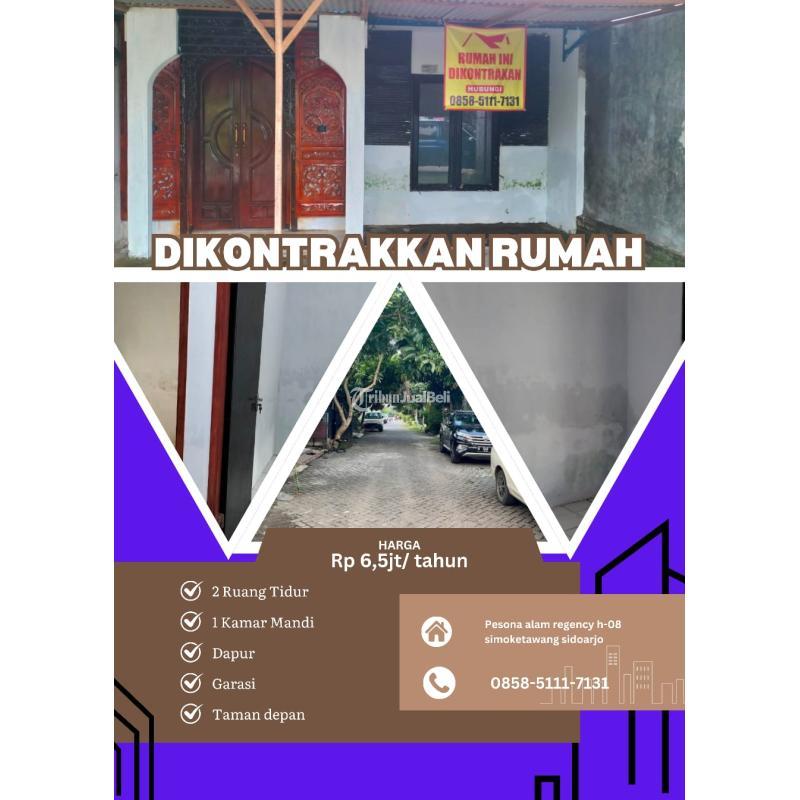 Dikontrakkan Rumah Luas 6x12m Siap Huni - Sidoarjo Jawa Timur