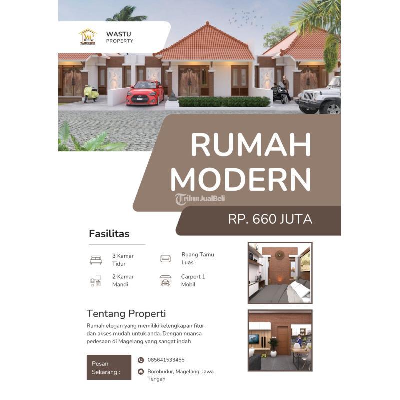 Dijual Rumah Impian Casa De Borobudur 2, Unit Terbatas - Magelang Jawa Tengah