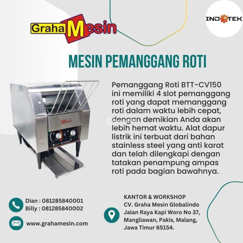 Mesin Pemanggang Roti Bread Toaster BTT-CV150 Fomac - Malang Jawa Timur