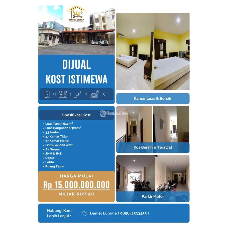 Dijual Kost Ekslusif Baru Luas 1.320 m2 Siap Huni - Sleman Yogyakarta