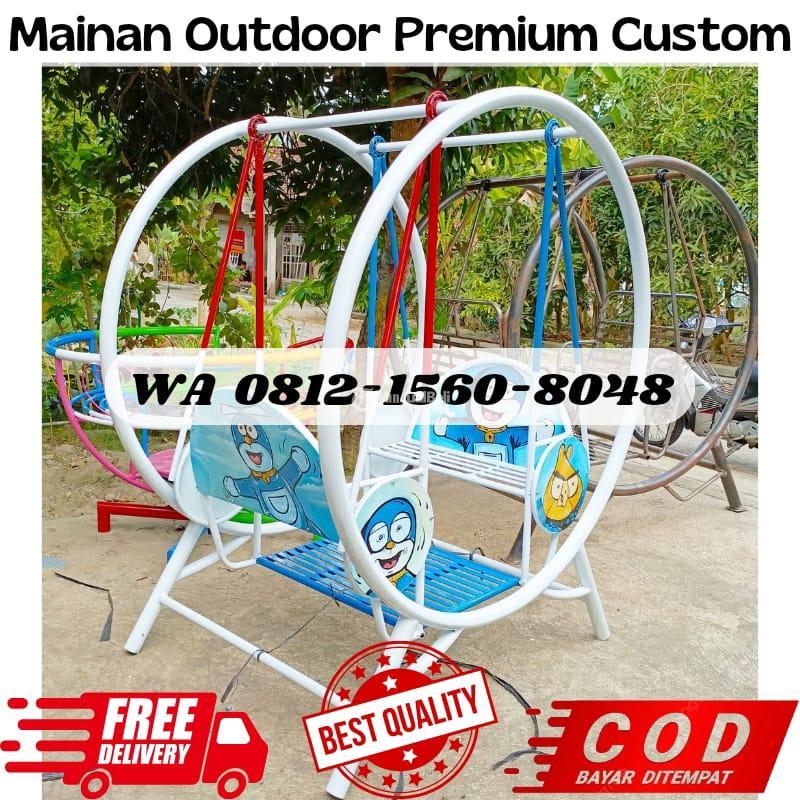 Ayunan Bulat Bergambar Custom Premium Quality - Bogor Jawa Barat 