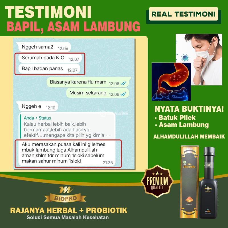 M Biopro Herbal Probiotik Obat Asam Lambung Tinggi Paling Ampuh Di