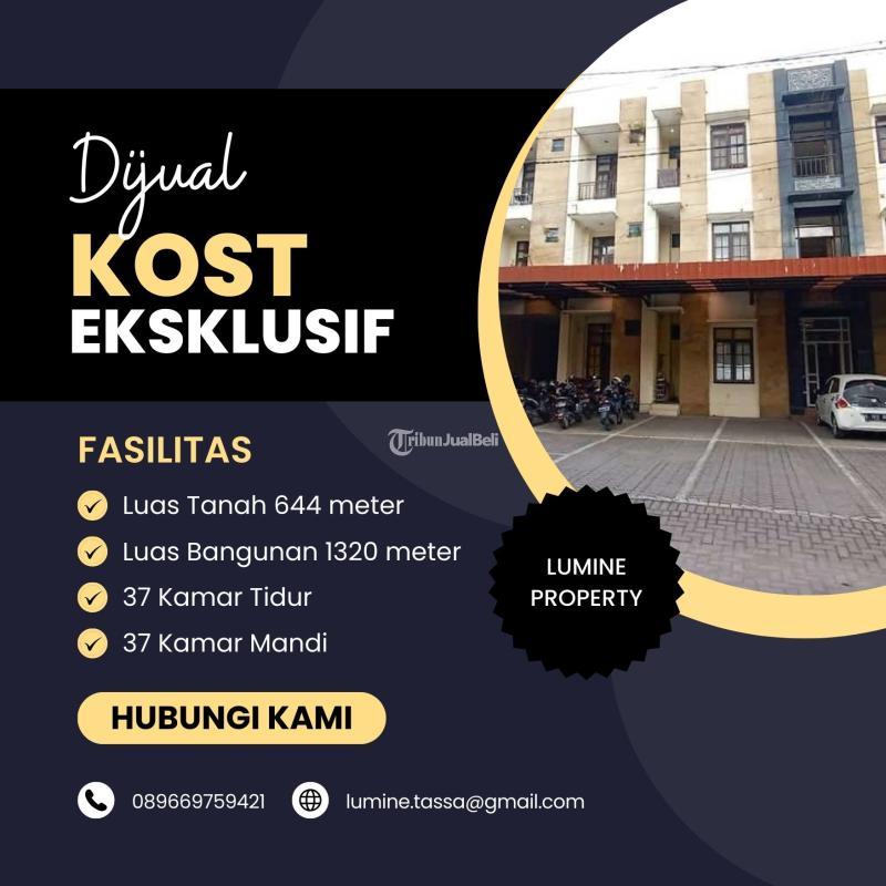 Dijual Kost Mewah Dengan 37 Kamar Bekas Siap Huni -  Sleman Jogja