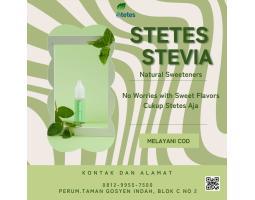 Supplier Resmi Stetes Stevia Termurah Untuk Segala Usia Teluk Bintuni 15ml - Makassar Sulawesi Selatan