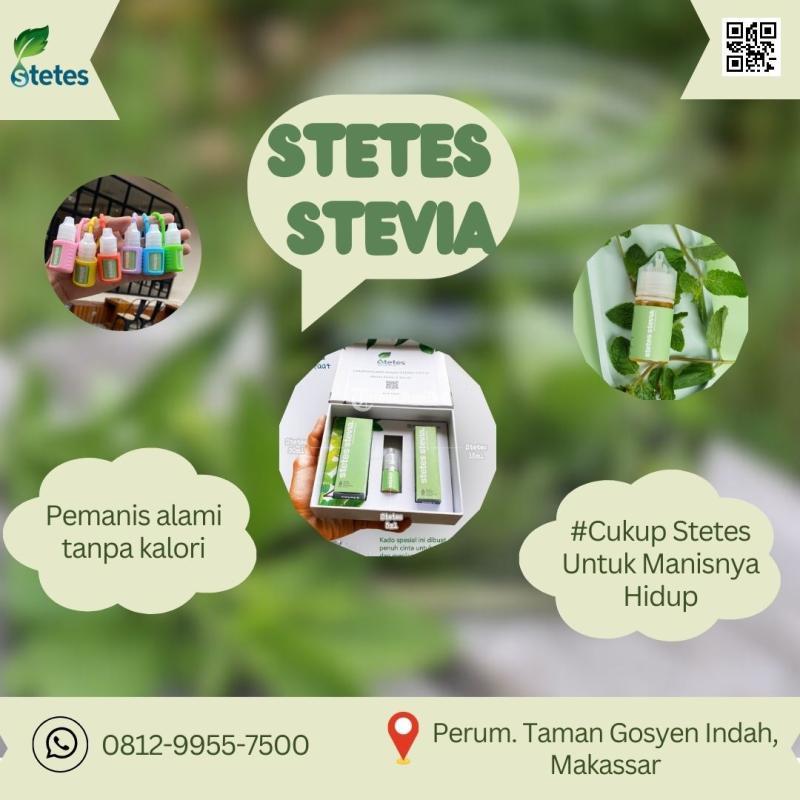Grosir Resmi Stetes Stevia Untuk Diet Diabetes Manokwari  15ml - Makassar Sulawesi Selatan