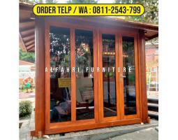 Gazebo Garden Resto 3x3 Dinding Kaca Minimalis - Kudus Jawa Tengah