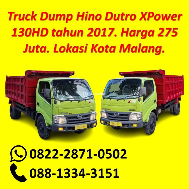 Truck Dump Hino Dutro Xpower 130hd Tahun 2017 Bekas Di Malang Kota Jawa 