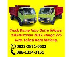 Truck Dump Hino Dutro XPower 130HD Tahun 2017 Bekas - Malang Kota Jawa Timur