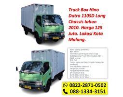 Truck Box Hino Dutro 110SD Long Chassis Tahun 2010 Bekas - Malang Kota Jawa Timur