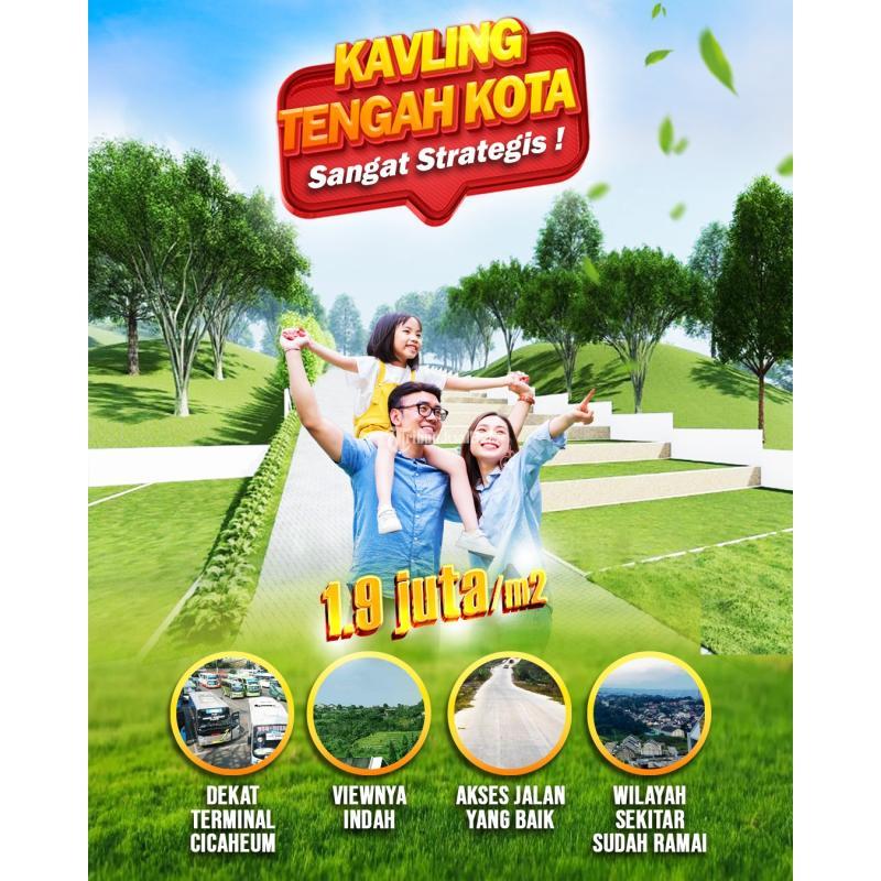 Jual Promo Spektakuler Kavling Luas 81m2 di Tengah Kota Segera Dapatkan - Bandung Barat Jawa Barat