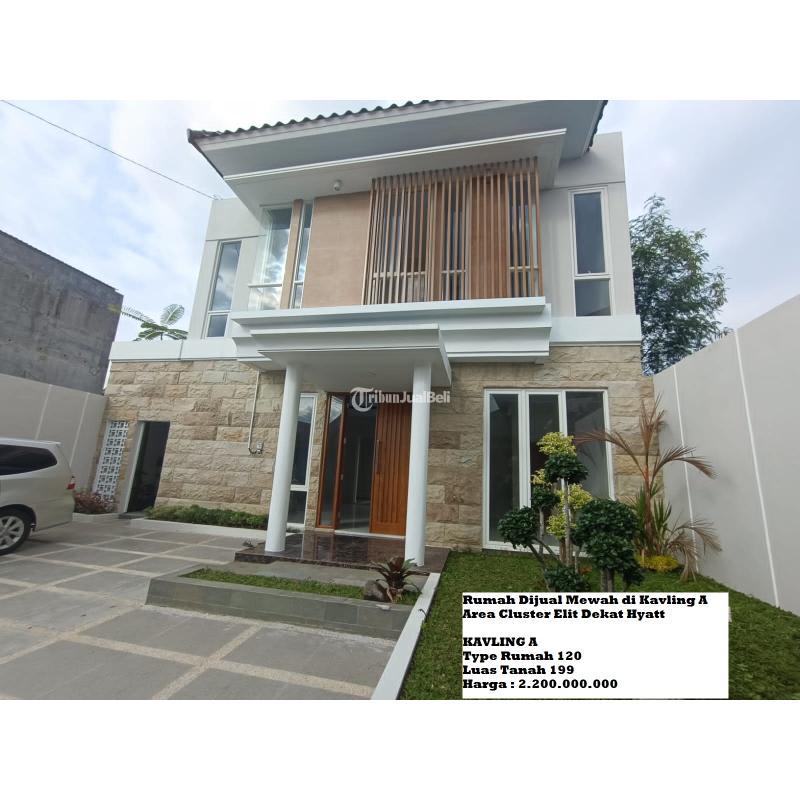 Jual Rumah Mewah Luas 199 m2 di Kavling A Area Cluster Elit Dekat Hyatt - Sleman Jogja