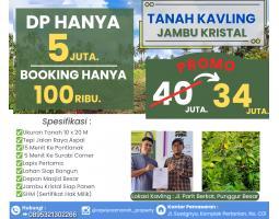 Jual Tanah Kavling Luas 200 m2 Syariah Siap Bangun Bisa kKedit Dp 5 Juta Aja - Pontianak Kalimantan Barat