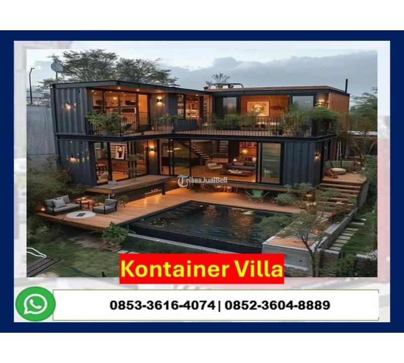 Berpengalaman Jasa Modifikasi Villa Container2 Tingkat Modern - Kulon Progo Jogja