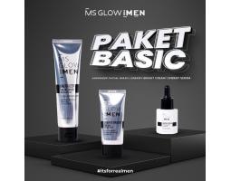 MS Glow For Men Paket Basic 3 in 1 Perawatan Kulit Pria Cocok Untuk Semua Jenis - Surabaya Jawa Timur