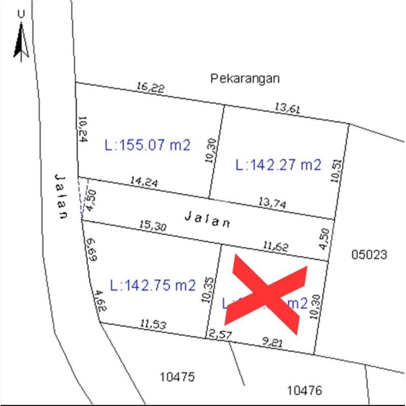 Dijual Tanah Luas 142 Meter SHM Dekat UII Dan Pondok Pandanaran - Sleman Yogyakarta