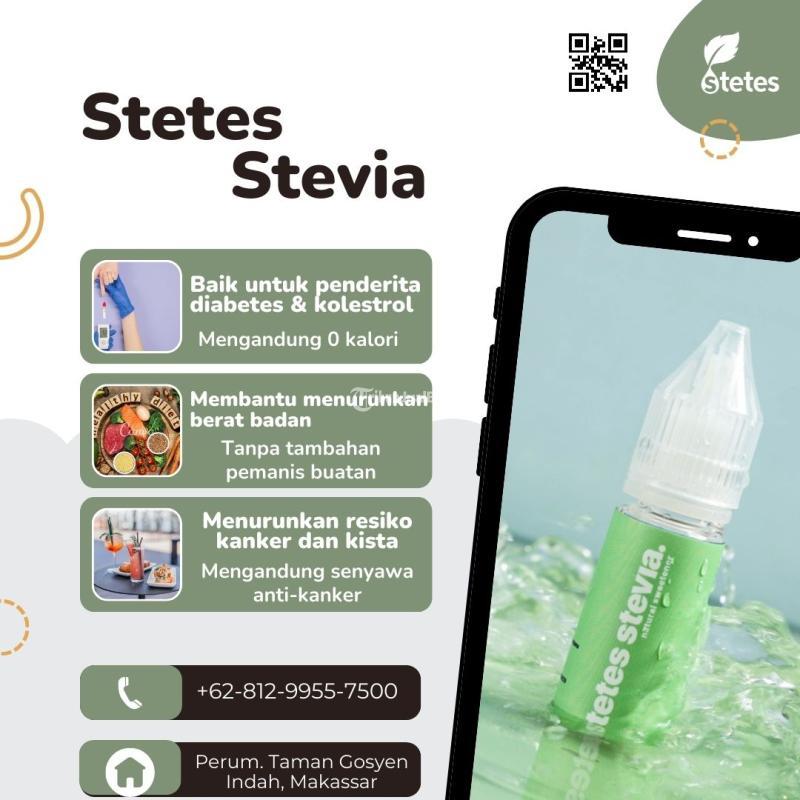 Supplier Resmi Stetes Stevia Termurah Untuk Segala Usia Boven Digoel 5ml - Makassar Sulawesi Selatan