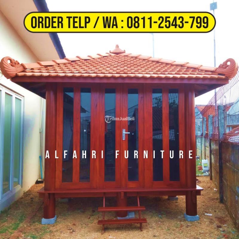 Gazebo Minimalis Dari Kayu 3x3 Mushola Modern - Pati Jawa Tengah