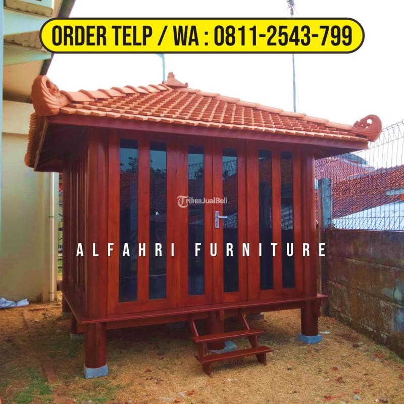 Gazebo Minimalis Dari Kayu 3x3 Mushola Modern - Pati Jawa Tengah