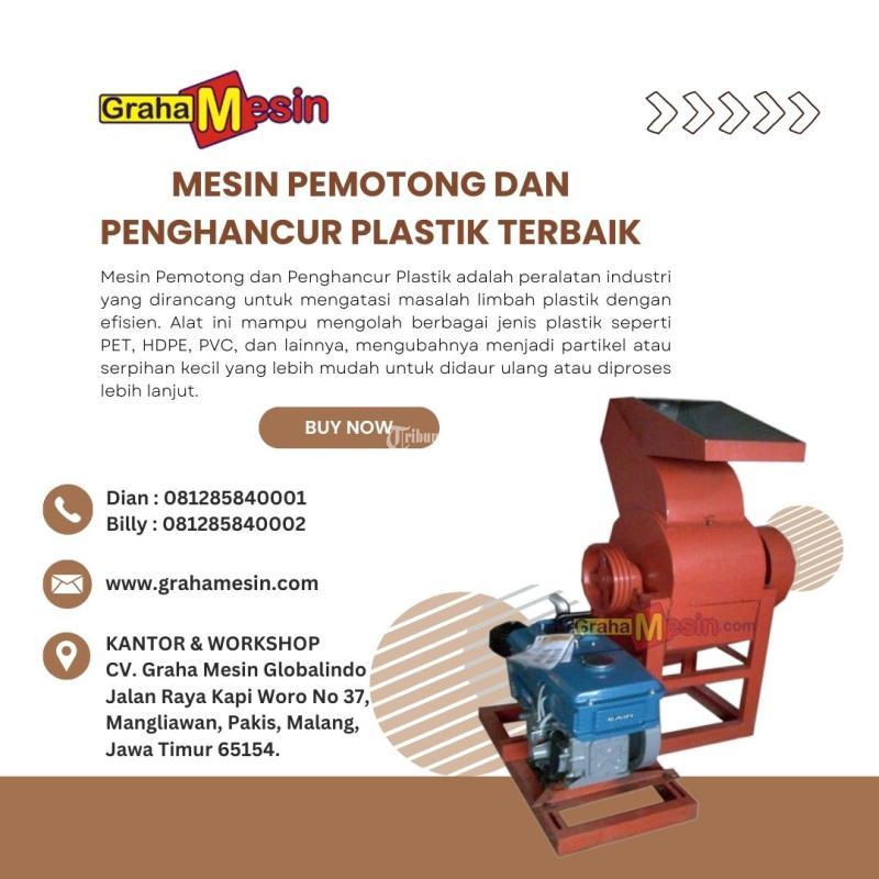 Mesin Pemotong dan Penghancur Plastik Terbaik - Malang Jawa Timur 
