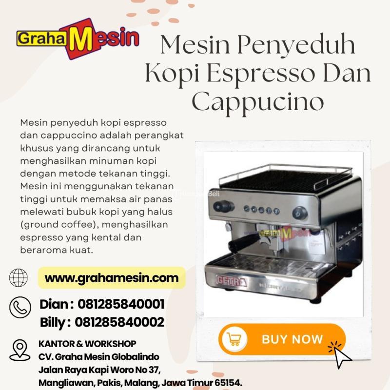 Tercanggih Mesin Penyeduh Kopi Espresso Dan Cappucino - Malang Jawa Timur 