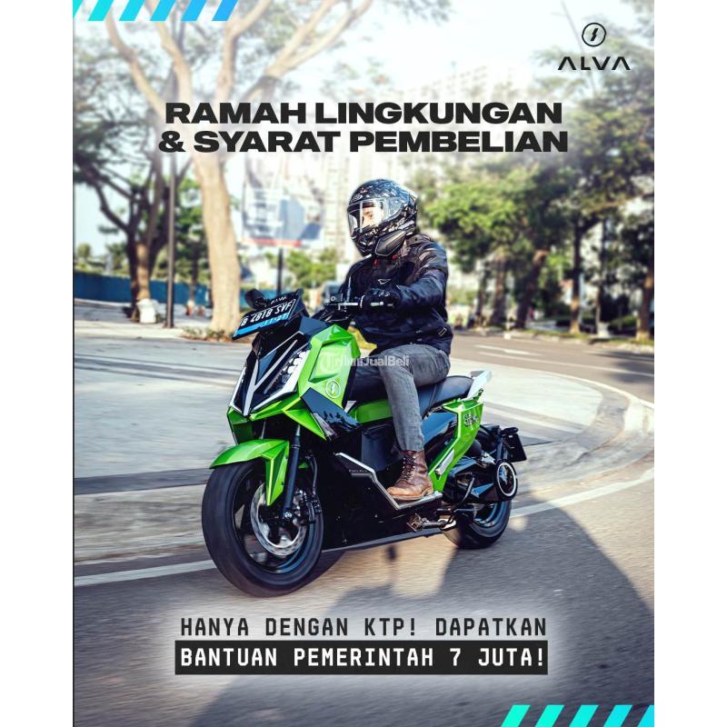 Motor Listrik Subsidi Alva One Harga Terjangkau - Malang Jawa Timur