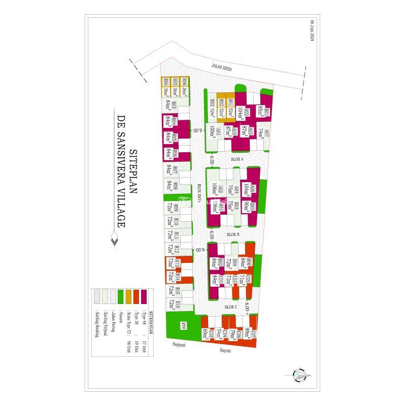 Dijual Rumah Murah Tipe 48 Luas 84m2 DSansivera Village - Ponorogo Jawa Timur