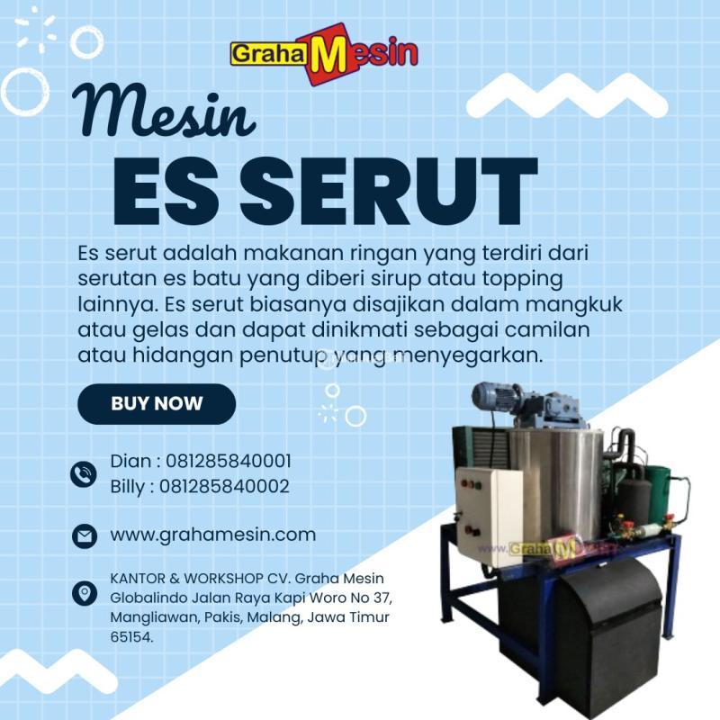 Mesin Ice Flake  Es Serut Untuk Usaha Minuman Kekinian - Malang Jawa Timur