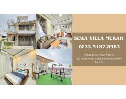 Disewakan Villa Nyaman Isi 3 Kamar Area Jatim Park 3 - Sidoarjo Jawa Timur
