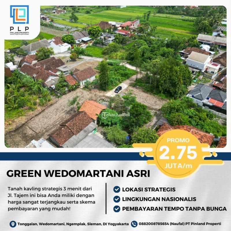 Dijual Tanah Kavling Siap Bangun LT89 m2 Legalitas SHM - Sleman Yogyakarta