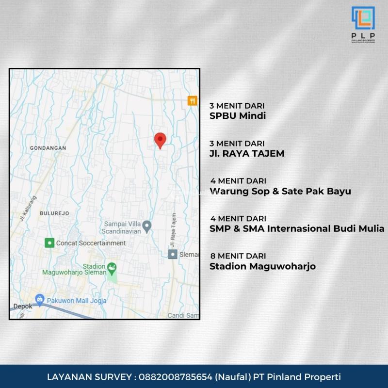 Dijual Tanah Kavling Siap Bangun LT89 m2 Legalitas SHM - Sleman Yogyakarta