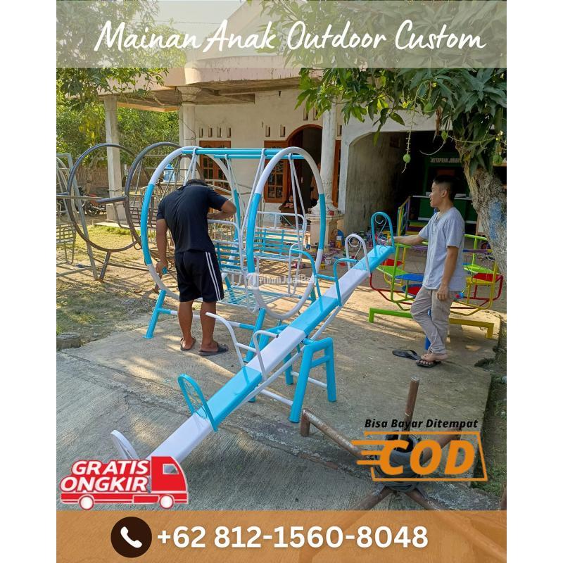 Ayunan Besi Minimalis Terbaru Dan Playground Plastik - Sumedang Jawa Barat