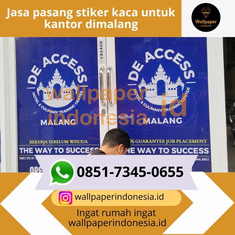 Jasa Pasang Stiker Kaca Untuk Kantor - Malang Jawa Timur
