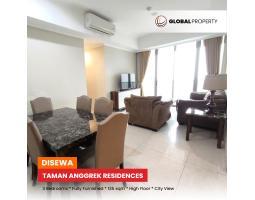Disewakan Apartemen Fully Furnish Brand New Taman Anggrek Residences 3 Bedroom, High Floor - Jakarta Barat 