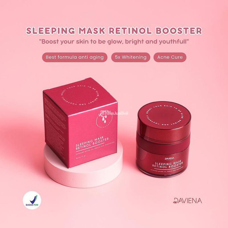 Davine Sleeping Mask Retinol Booster Pencerah Wajah Penghilang Flek Hitam - Surabaya Jawa Timur