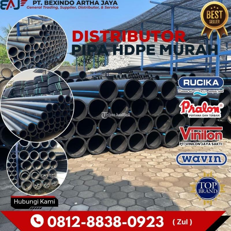 Pipa hdpe Rucika Black 2 Inch, 3 Inch, 4 Inch PN16 - Pontianak Kalimantan Barat
