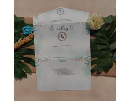 Undangan Pernikahan Custom Fullcolor, Desain Bebas, Semi Amplop, Min 50pcs - Magelang Jawa Tengah