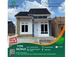 Dijual Rumah Perumahan Subsidi Komersil LT94 LB36 Griya Lanatta Di Kotabumi - Lampung Utara