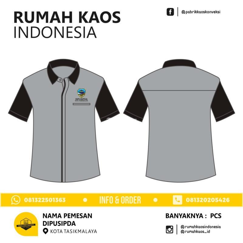 Kemeja Seragam Kerja Bisa Custom - Boalemo Gorontalo