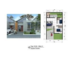 Dijual Rumah Berkonsep Villa Tipe 32 Luas 60m 2KT 1KM di Kota Wisata Batu - Batu Jawa Timur